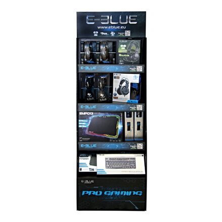 E-Blue - stojan velký, 175 x 61 x 40 cm, lepenka