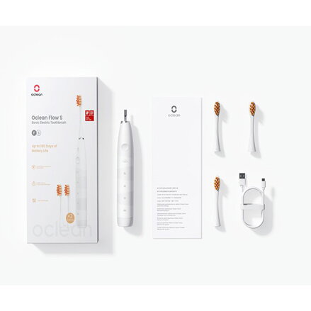 Oclean sonický kartáček Flow S set, bílý