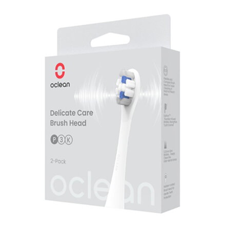 Oclean náhradní hlavice Delicate Care Extra Soft, P3K4-XPD Set - 2 ks,,  bílé