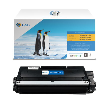 G&G kompatibilní toner s TN2320, black, 2600str., NT-PB660, pro Brother DCP-L2520DW, L2540DW, HL-L2320D, L2340DW, L2360DW,, N