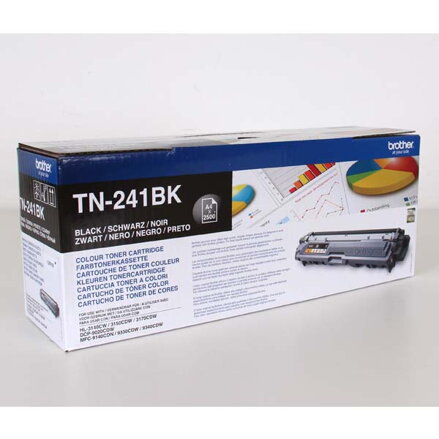Brother originální toner TN241BK, black, 2500str., Brother HL-3140CW, 3170CW, O