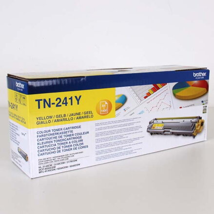 Brother originální toner TN241Y, yellow, 1400str., Brother HL-3140CW, 3170CW, O