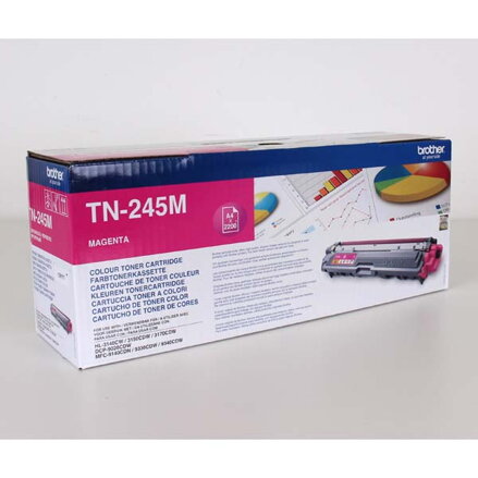 Brother originální toner TN245M, magenta, 2200str., Brother HL-3140CW, 3170CW, O