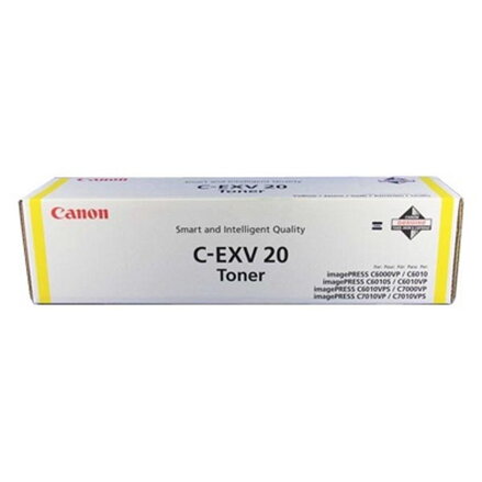 Canon originální toner CEXV20, yellow, 35000str., 0439B002, Canon iP-C7000VP