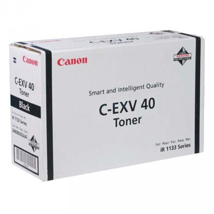 Canon originální toner CEXV40, black, 6000str., 3480B006, Canon iR-1133, 1133A, 1133iF, O