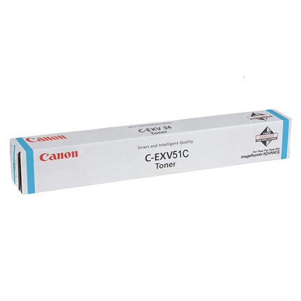Canon originální toner CEXV51, cyan, 60000str., 0482C002, Canon iR ADV C5535, C5540, C5550, C5560