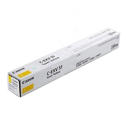 Canon originální toner CEXV51, yellow, 60000str., 0484C002, Canon iR ADV C5535, C5540, C5550, C5560