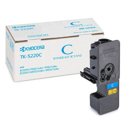 Kyocera originální toner TK-5220C, cyan, 1200str., 1T02R9CNL1, Kyocera 5521, 5521cdn, 5521cdw