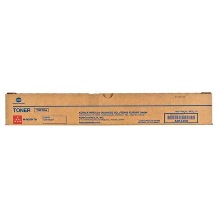Konica Minolta originální toner TN221M, magenta, 21000str., A8K3350, Konica Minolta Bizhub C227, C287, O