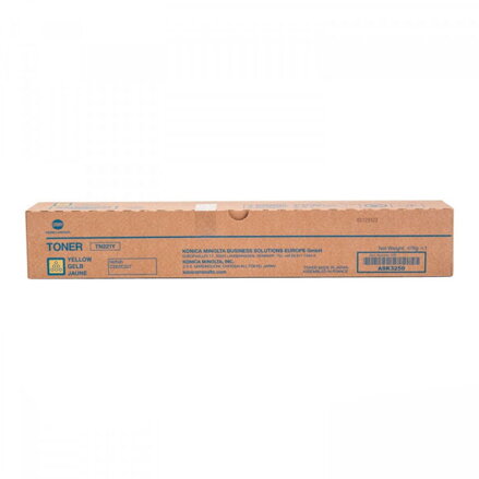 Konica Minolta originální toner TN221Y, yellow, 21000str., A8K3250, Konica Minolta Bizhub C227, C287, O