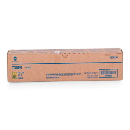 Konica Minolta originální toner TN321Y, yellow, 25000str., A33K250, Konica Minolta Bizhub C224, C284, C364, O