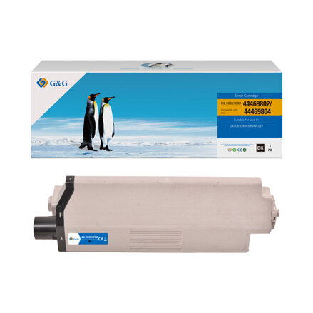 G&G kompatibilní toner s 44469804, black, 5000str., NT-COC510FBK, pro OKI C510, 530, N