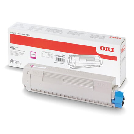 OKI originální toner 45862815, magenta, 10000str., OKI MC873, O