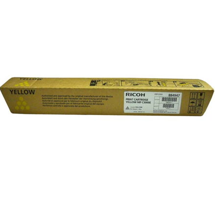 Ricoh originální toner 888641, 884947, 842031, yellow, 15000str., Ricoh MPC 2000, 2500, AD, 3000, AD, O