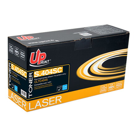 UPrint kompatibilní toner s CLT-C404S, cyan, 1000str., S.404SC, pro Samsung Xpress C430W, C480FW, C480W, C480, C480FN, UPrint