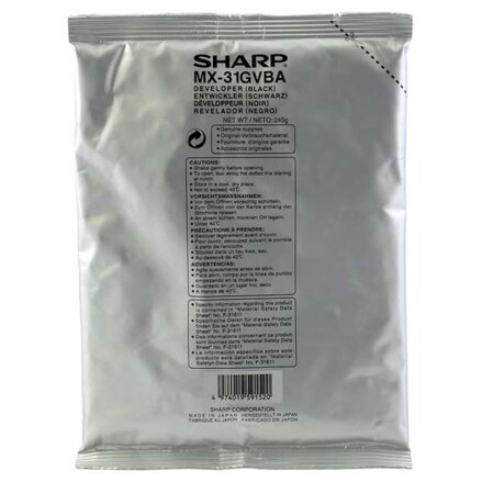 Sharp originální developer MX-31GVBA, black, 150000str.