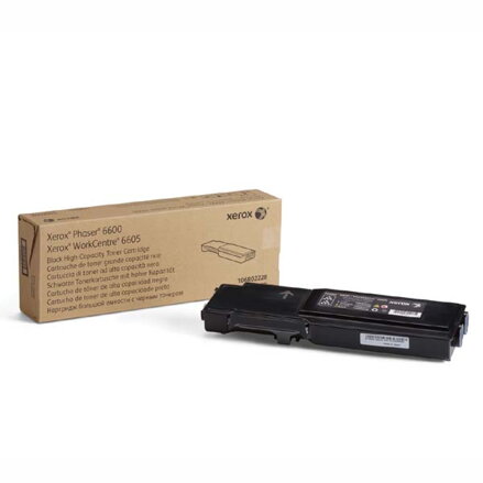 Xerox originální toner 106R02236, black, 8000str., Xerox Phaser 6600, WorkCentre 6605, O