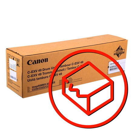 Canon originální válec CEXV 49, C/M/Y/K, 8528b003, poškozený obal, 65700str., Canon IRA C3320, C3325, C3330, 1