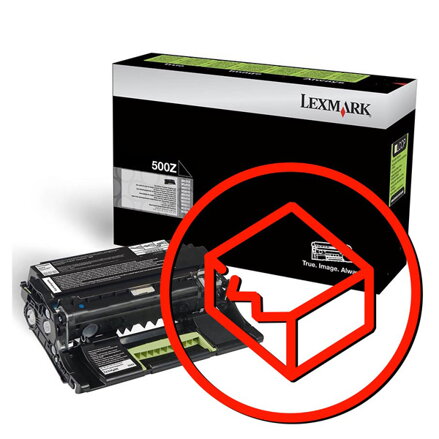 Lexmark originální válec 50F0Z00, black, 500Z, return, 60000str., Lexmark MS310D, 310DN, 410D, 410DN, 510DN, 610DE
