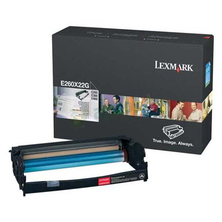 Lexmark originální válec E260X22G, black, 30000str., Lexmark Optra E260