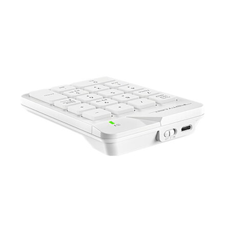 A4Tech FStyler FGK21C numerická klávesnice bezdrátová bílá