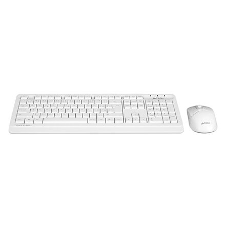 A4Tech FG1012, Sada klávesnice s bezdrátovou optickou myší, AA, CZ, klasická, 2.4 [Ghz], bezdrátová, bílá