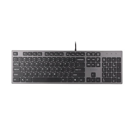 A4Tech KV-300H klávesnice drátová (USB) CZ/US, černá