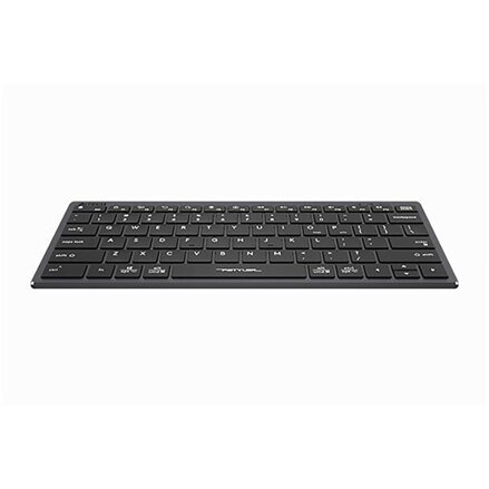 A4Tech FX51, Klávesnice CZ, bez numeriky, nízkoprofilová typ drátová (USB), šedá