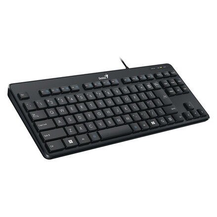 Genius LuxeMate 110, klávesnice klasická, tichá typ drátová (USB), černá, ne