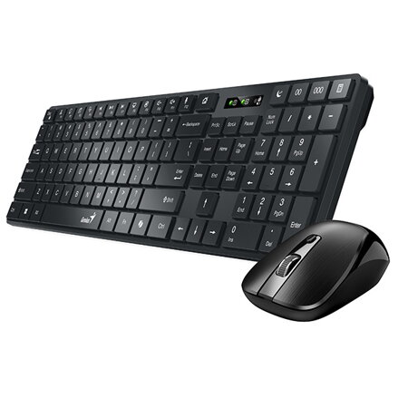 Genius SlimStar 8250 Set klávesnice a myši bezdrátová CZ/SK, černá