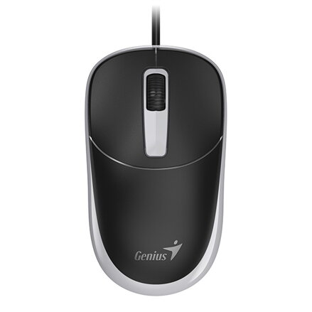 Genius KM-123 sada klávesnice drátová (USB) CZ/SK, černá s optickou myší