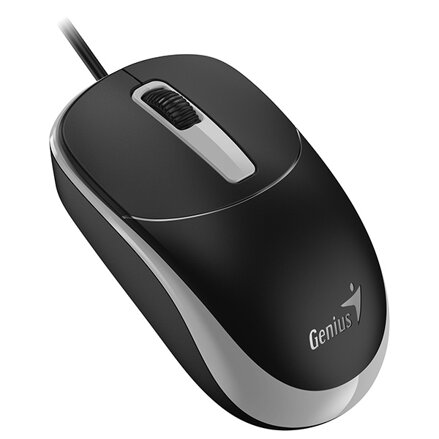 Genius KM-123 sada klávesnice drátová (USB) CZ/SK, černá s optickou myší