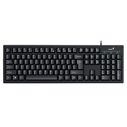 Genius Smart KB-100 COPILOT, klávesnice CZ/SK, klasická, drátová (USB), černá