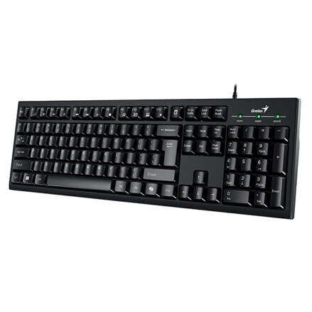 Genius Smart KB-100 COPILOT, klávesnice CZ/SK, klasická, drátová (USB), černá