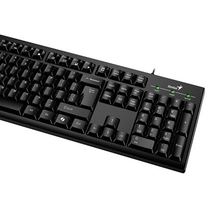 Genius Smart KB-100 COPILOT, klávesnice CZ/SK, klasická, drátová (USB), černá