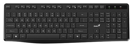 Genius KB-7200 COPILOT, klávesnice AAA, CZ/SK, 2.4 [Ghz], bezdrátová, černá