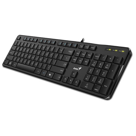 Genius Slimstar M200 Copilot klávesnice drátová (USB) CZ/SK, černá