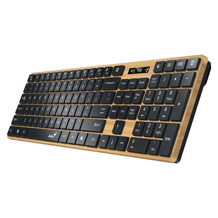 Genius Slimstar 7250BT Copilot klávesnice bezdrátová CZ/SK, béžovo-černá