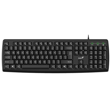 Genius KB-123 klávesnice drátová (USB) CZ/SK, černá