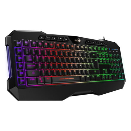Genius GX GAMING Scorpion K11 Pro, klávesnice CZ/SK, herní, programovatelné klávesy typ drátová (USB), černá, ne, multimediální kl