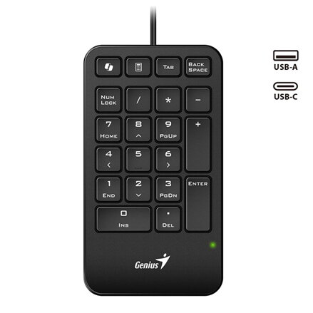 Genius NumPad 125 Copilot numerická klávesnice drátová černá