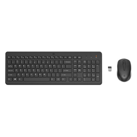 HP HP 330, Sada klávesnice s bezdrátovou optickou myší, AA, SK, ergonomická, bezdrátový přijímač USB typ 2.4 [GHz], bezdrátová, če