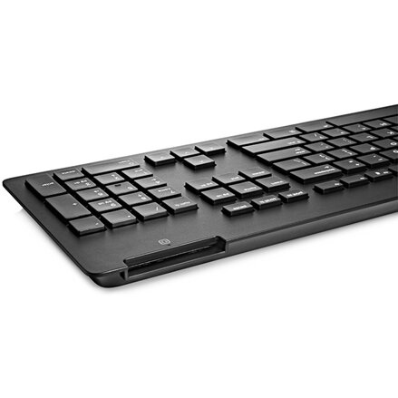 HP Business Smartcard CCID, klávesnice CZ, klasická, vestavěná čtečka čipových karet typ drátová (USB), černá, Z9H48AA#AKB