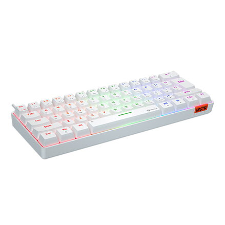 Meetion HESTIA klávesnice drátová (USB) US, bílá mechanická