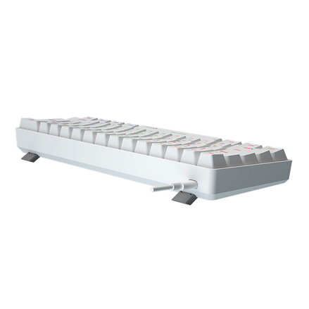 Meetion HESTIA klávesnice drátová (USB) US, bílá mechanická