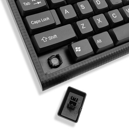 Logo Cut II, klávesnice CZ/SK, klasická, drátová (USB), černá