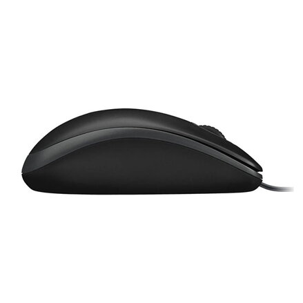 Logitech MK120, sada klávesnice s drátovou optickou myší, US, klasická, drátová (USB), černá