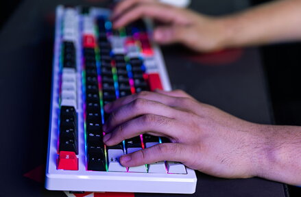 Marvo MONKA KG991W, klávesnice US, bezdrátová, mechanická, RGB, PBT klávesy