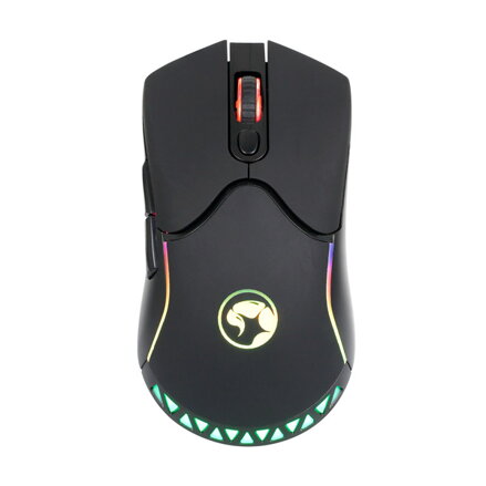 Marvo CM310 EN, RGB sada klávesnice s herní myší a podložkou, US, herní, membránová typ drátová (USB), černá, podsvícená