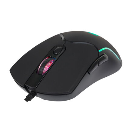 Marvo CM310 EN, RGB sada klávesnice s herní myší a podložkou, US, herní, membránová typ drátová (USB), černá, podsvícená